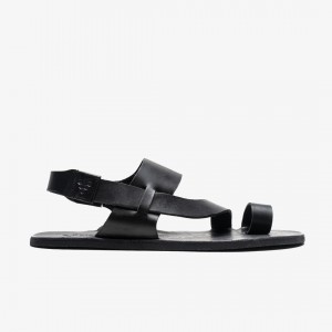 Vivobarefoot Opanka Sandal Lifestyle Black | 628NMJGYO