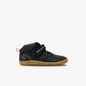 Vivobarefoot Primus Ludo Hi Preschool Everyday Obsidian | 610RIDBST