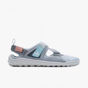 Vivobarefoot Tracker Sandal Outdoor Glacier Grey | 137VDNTGP