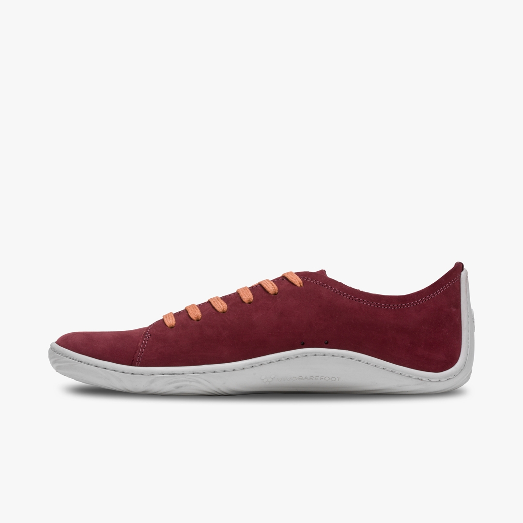 Vivobarefoot Addis Lifestyle Burgundy | 729GHKYQW