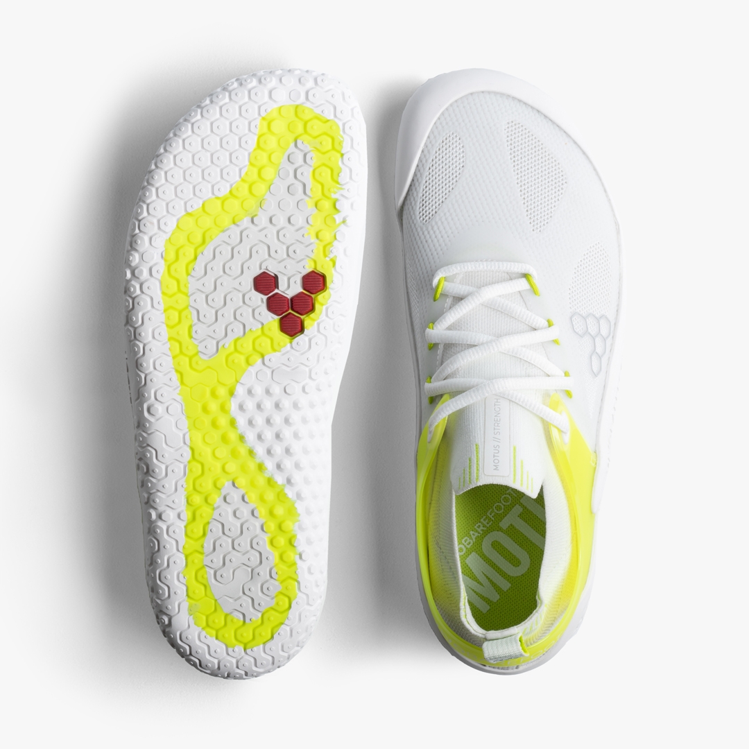 Vivobarefoot Motus Strength Performance White-Acid Lime | 532KVEWOF