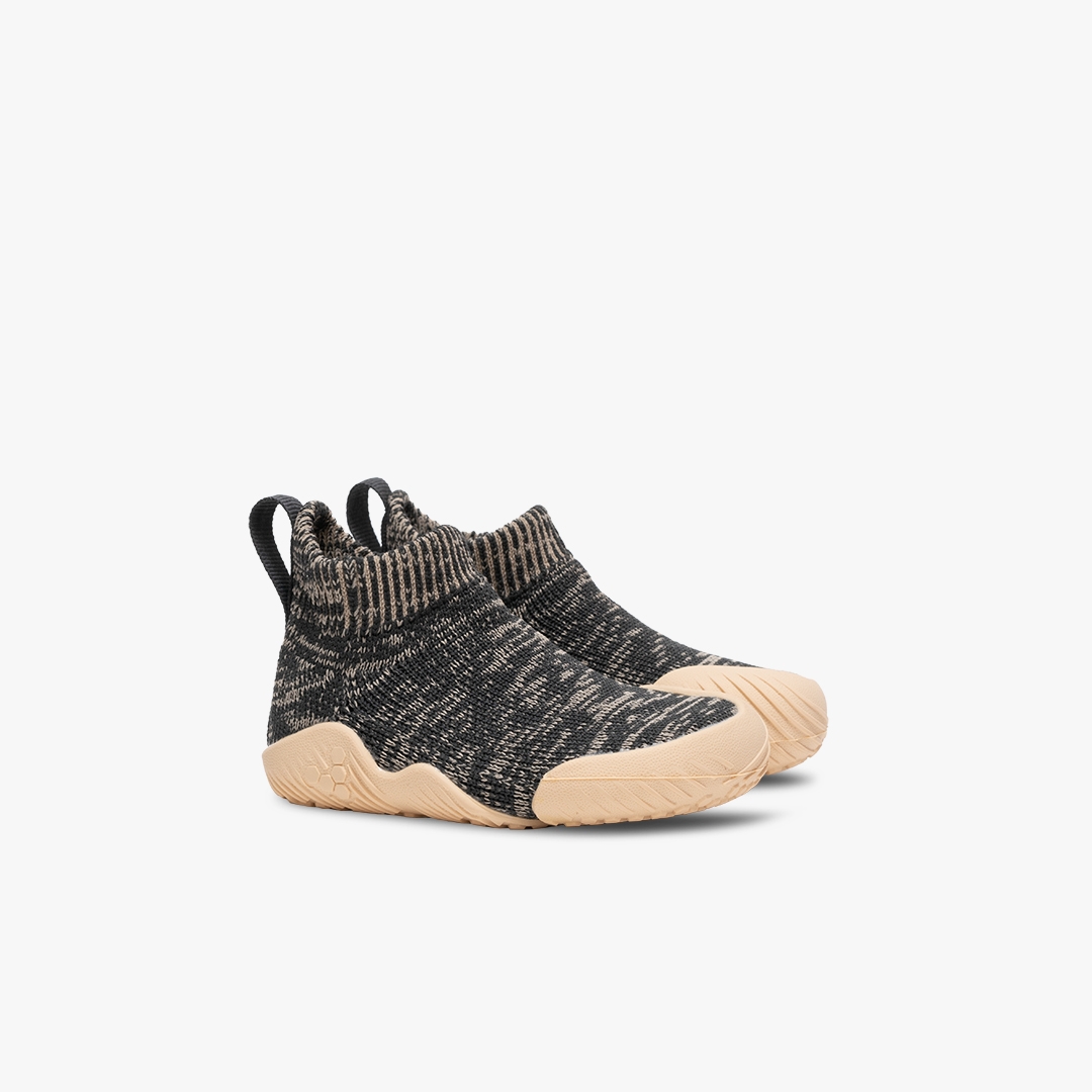 Vivobarefoot Pluma Knit Toddlers Everyday Woodland Grey | 087RWVKBA