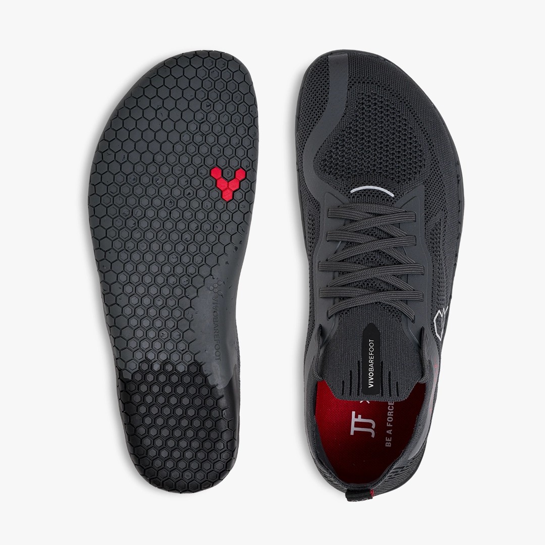 Vivobarefoot Primus Lite Knit JJF Outdoor Obsidian-Dark Shadow | 403OXERGZ