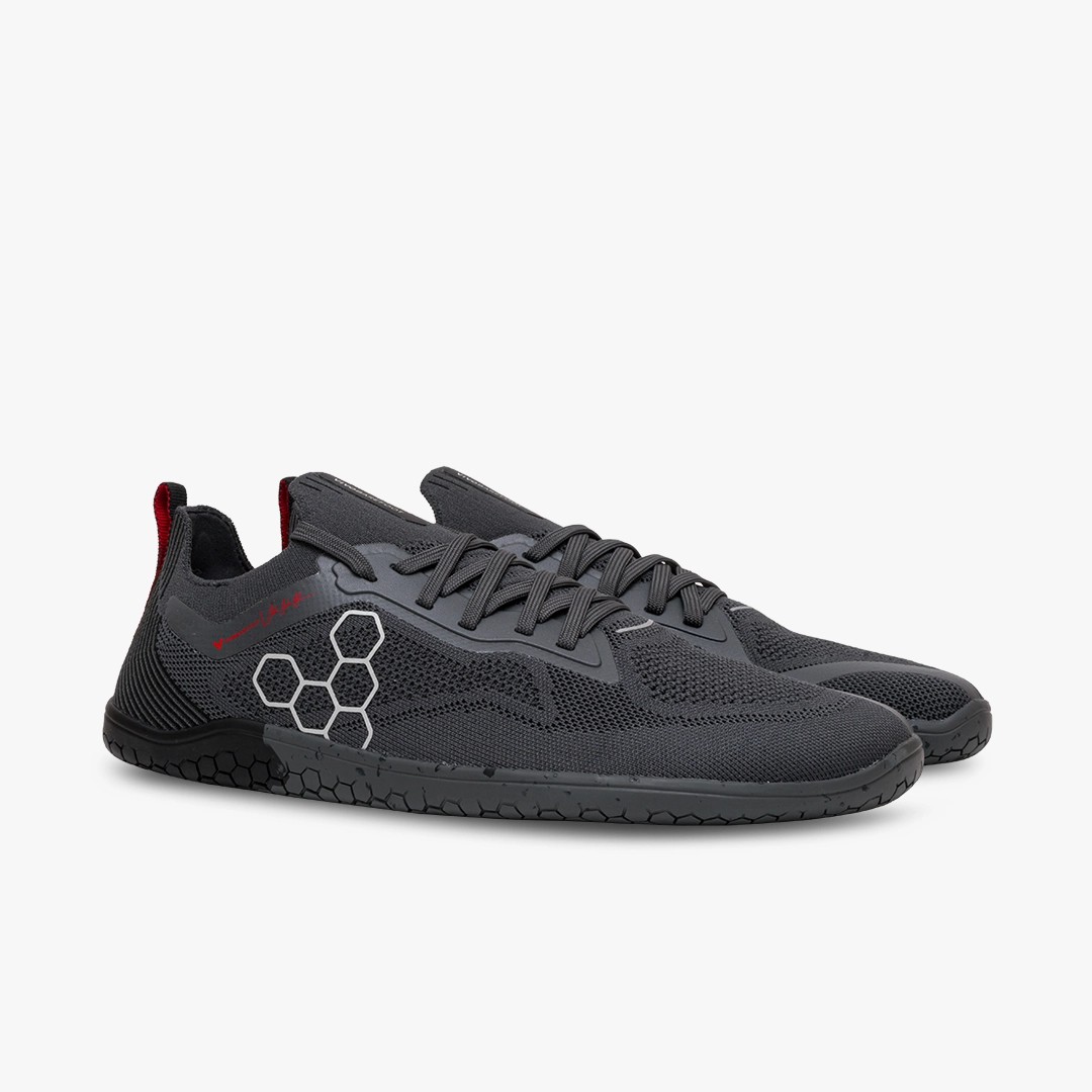 Vivobarefoot Primus Lite Knit JJF Outdoor Obsidian-Dark Shadow | 403OXERGZ