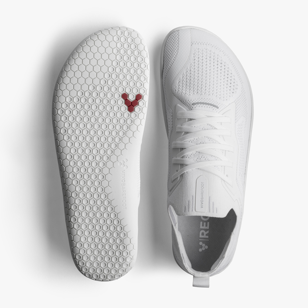 Vivobarefoot Primus Lite Knit Lifestyle & Performance Bright White | 210RAKNVY