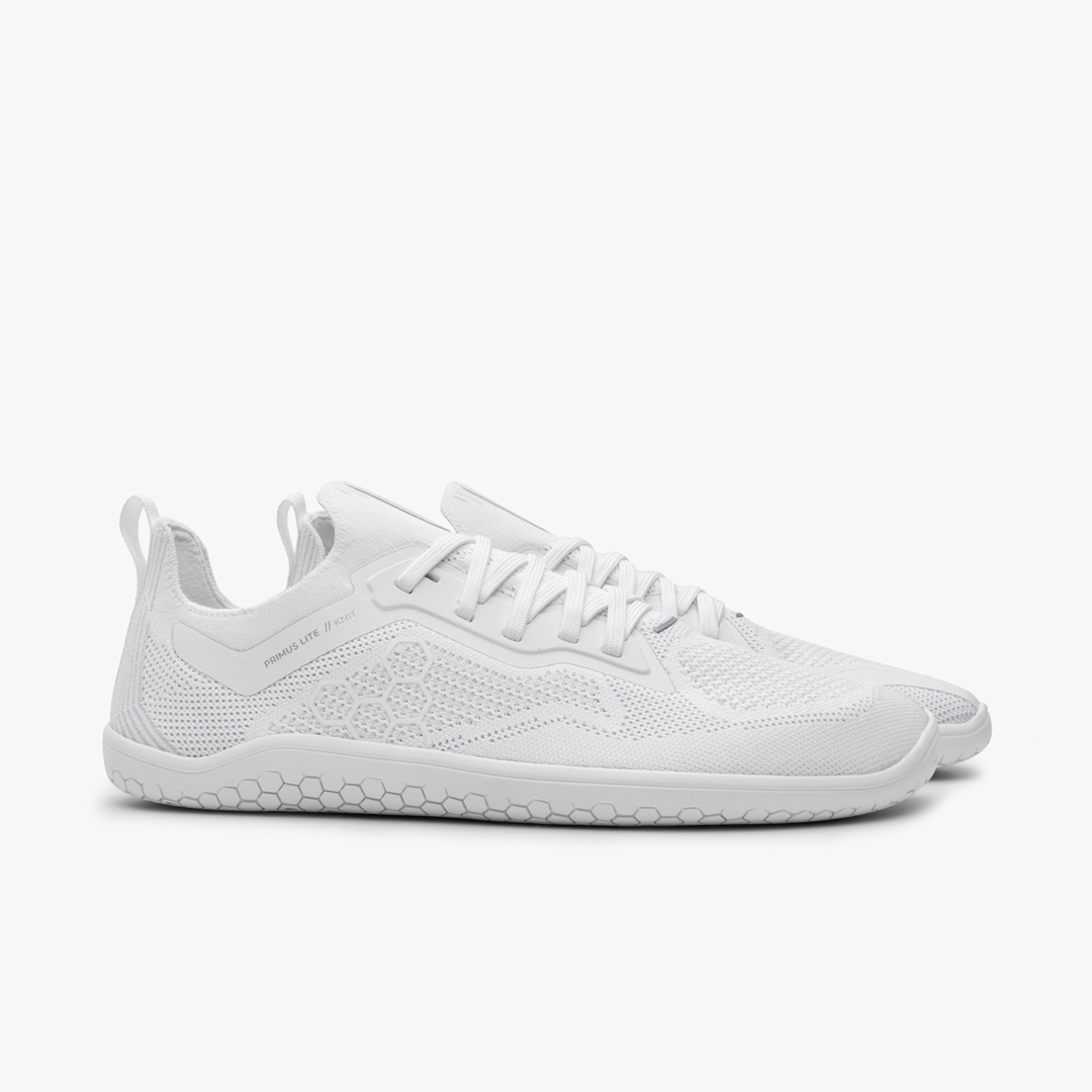 Vivobarefoot Primus Lite Knit Lifestyle & Performance Bright White | 210RAKNVY