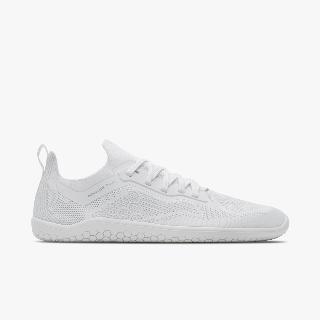 Vivobarefoot Primus Lite Knit Lifestyle & Performance Bright White | 783ZOFWMY