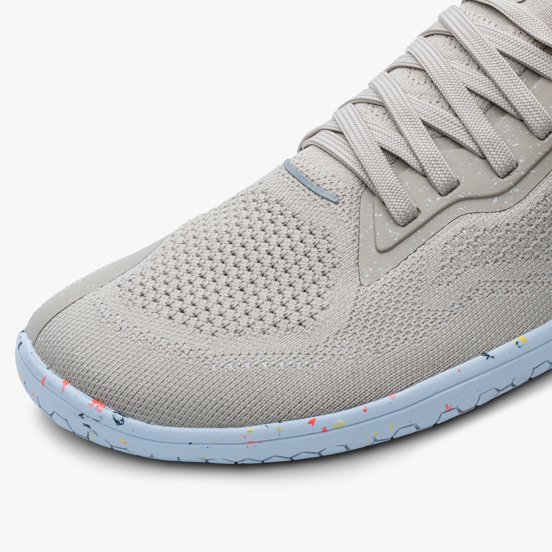 Vivobarefoot Primus Lite Knit Lifestyle & Performance Feather Grey | 035OPYIHU