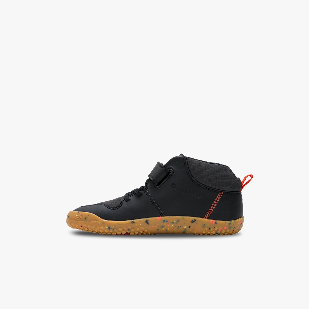 Vivobarefoot Primus Ludo Hi Preschool Everyday Obsidian | 610RIDBST