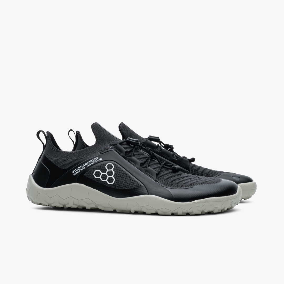 Vivobarefoot Primus Trail Knit FG Performance & Outdoor Obsidian-Pelican | 305BGLTXK