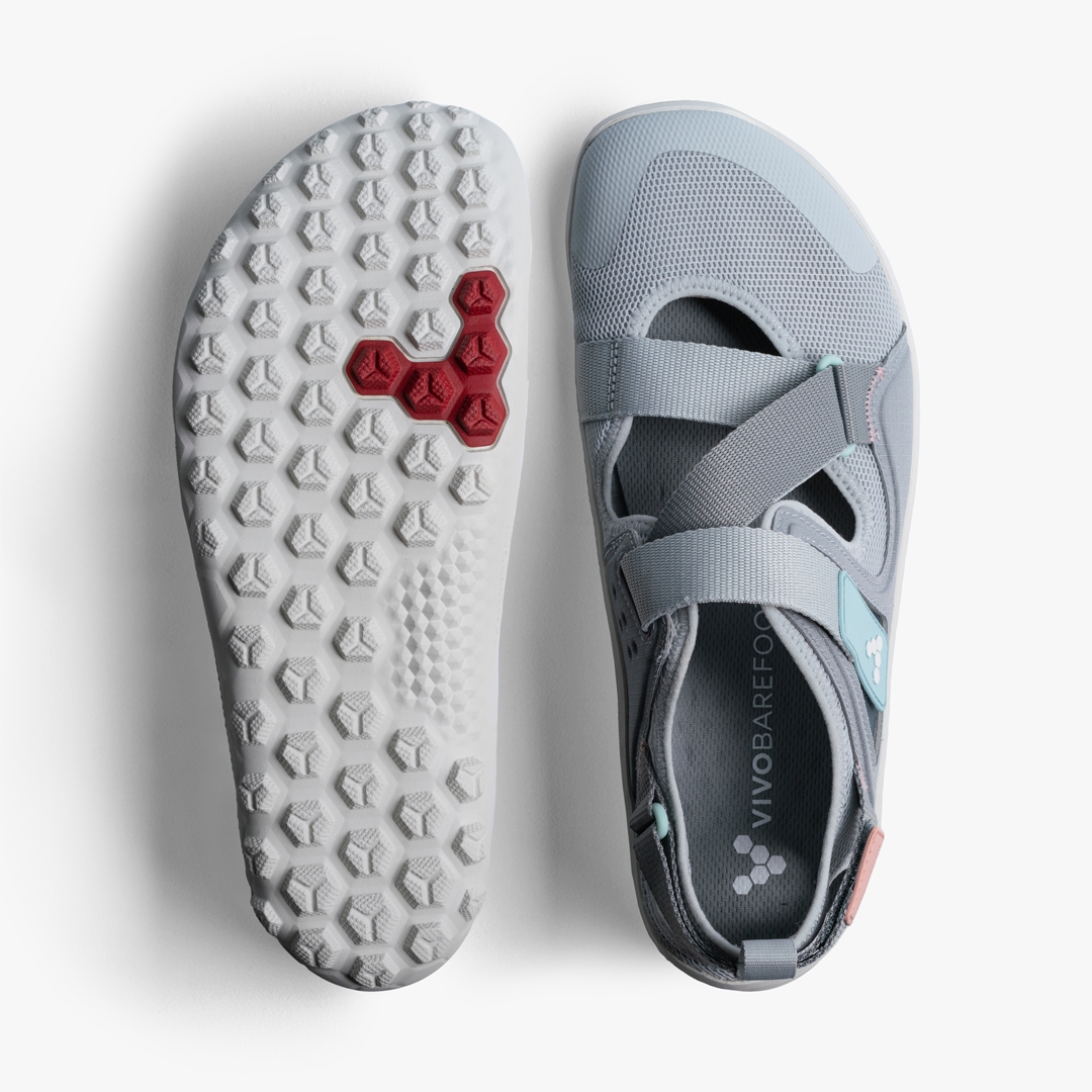 Vivobarefoot Tracker Sandal Outdoor Glacier Grey | 137VDNTGP