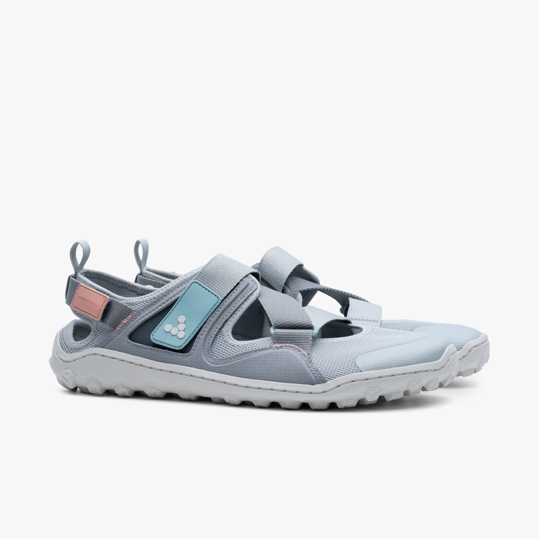 Vivobarefoot Tracker Sandal Outdoor Glacier Grey | 137VDNTGP