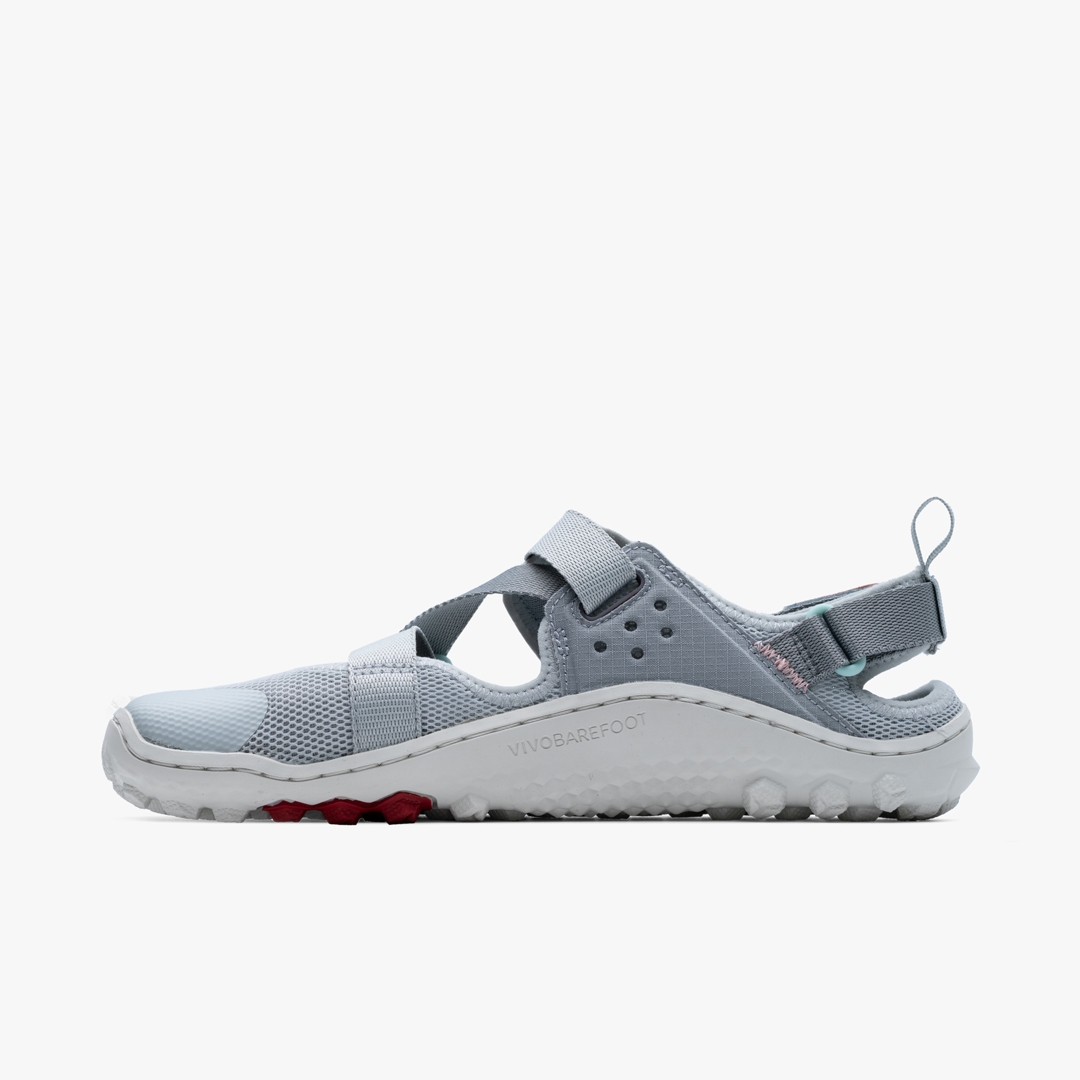 Vivobarefoot Tracker Sandal Outdoor Glacier Grey | 410MOTIYB