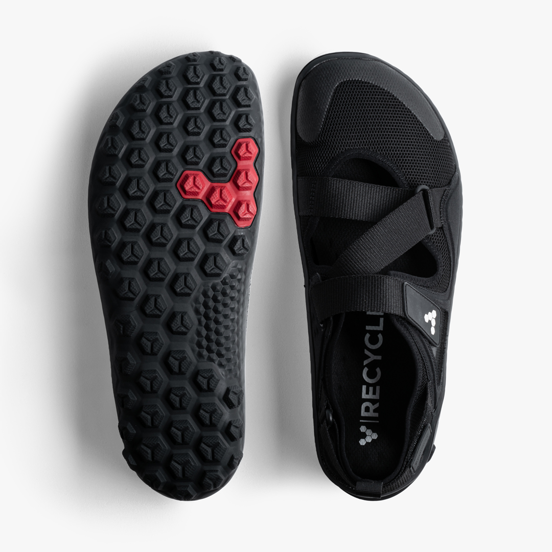 Vivobarefoot Tracker Sandal Outdoor Obsidian | 329EMJXBF