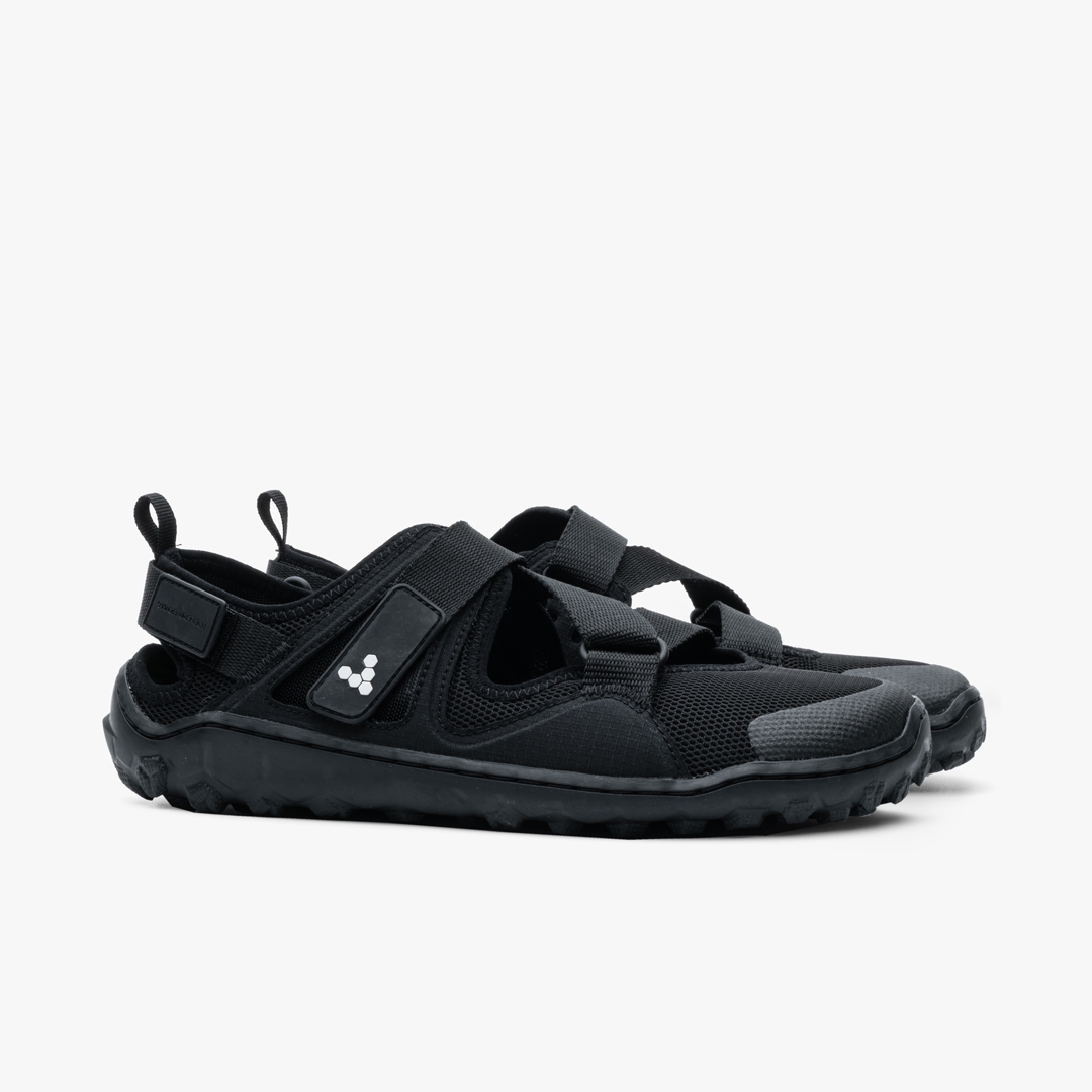 Vivobarefoot Tracker Sandal Outdoor Obsidian | 329EMJXBF