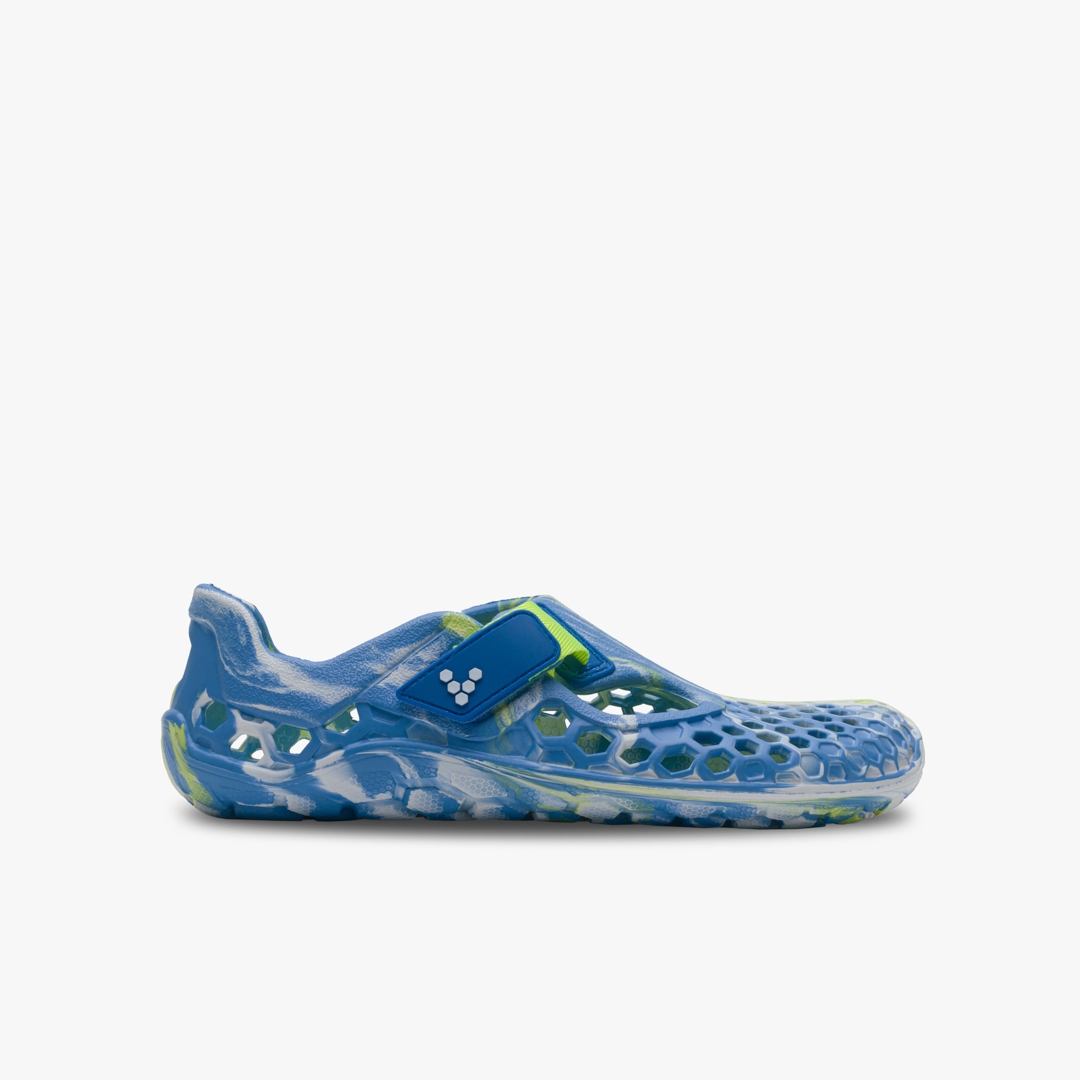 Vivobarefoot Ultra Bloom Juniors Outdoor Blue Aqua | 642ZHYFLS