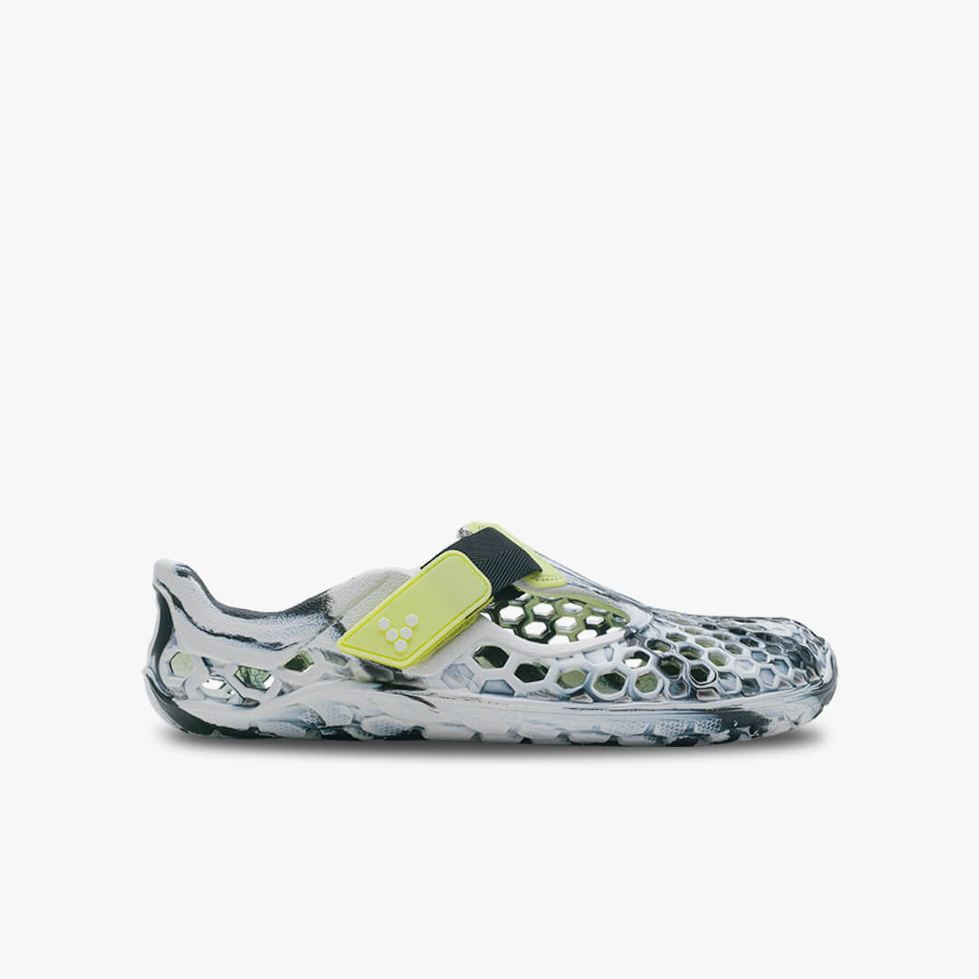 Vivobarefoot Ultra Bloom Juniors Outdoor Obsidian-White | 953WOMVLH