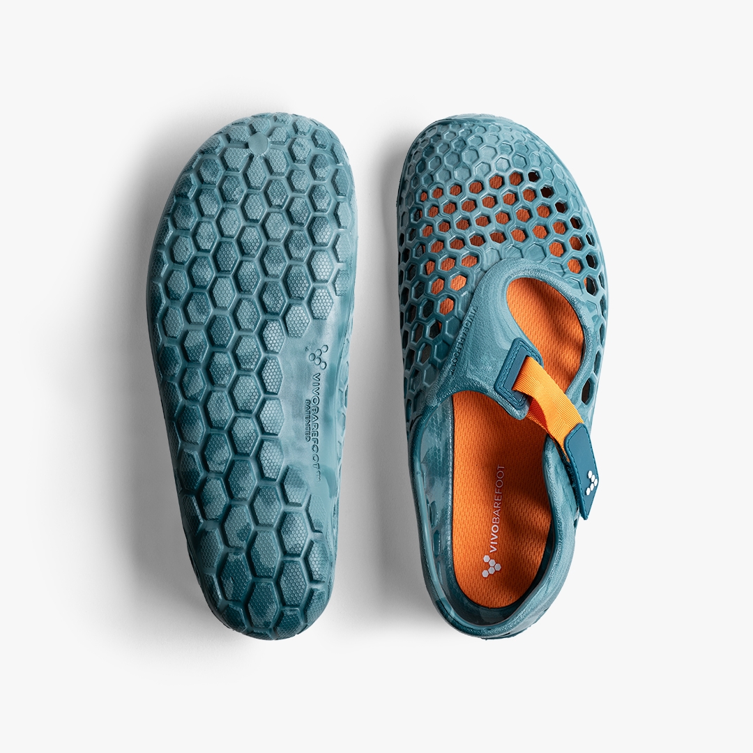 Vivobarefoot Ultra Bloom Juniors Outdoor Ocean Wave | 582PCKJSG