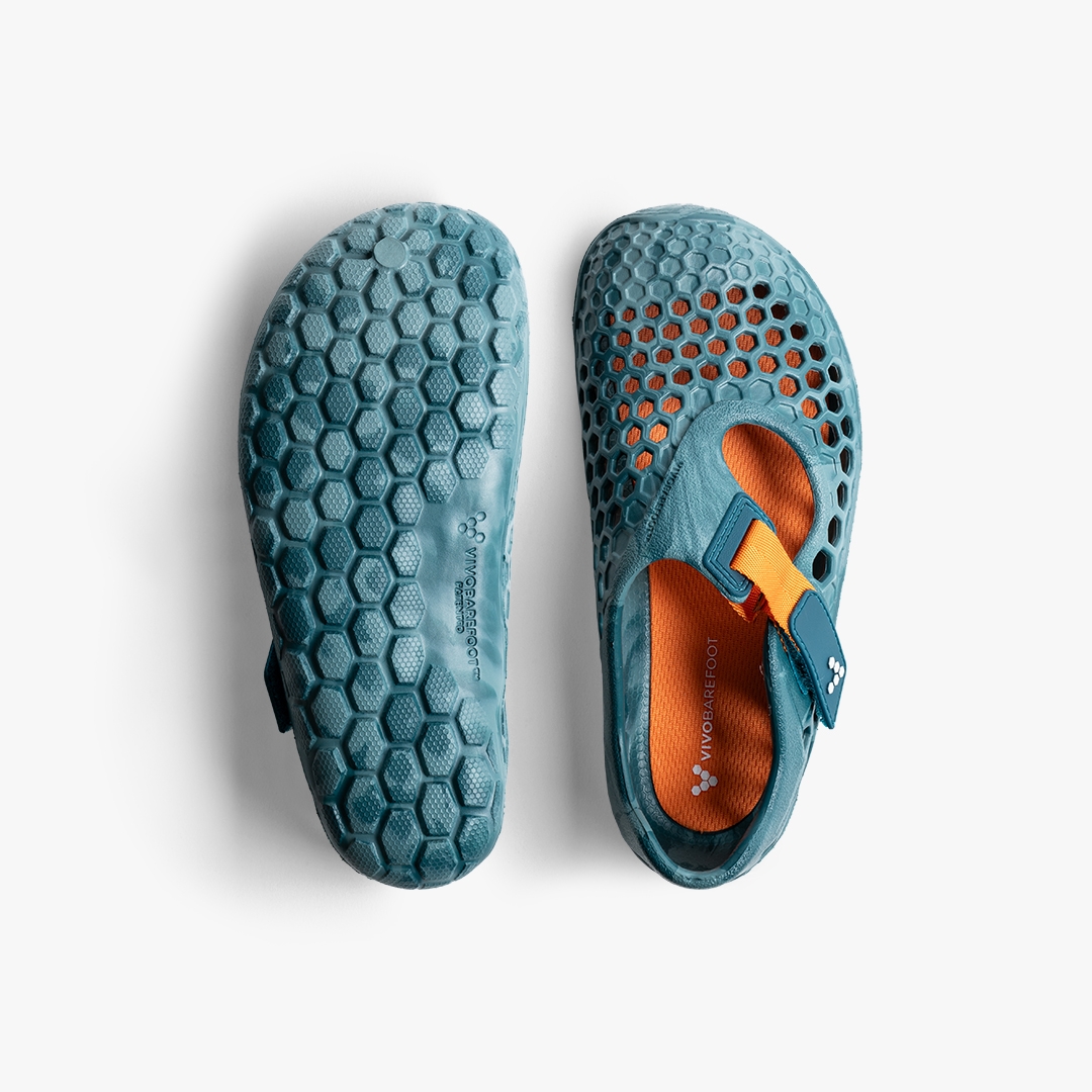 Vivobarefoot Ultra Bloom Kids Outdoor Ocean Wave | 672ANROJB