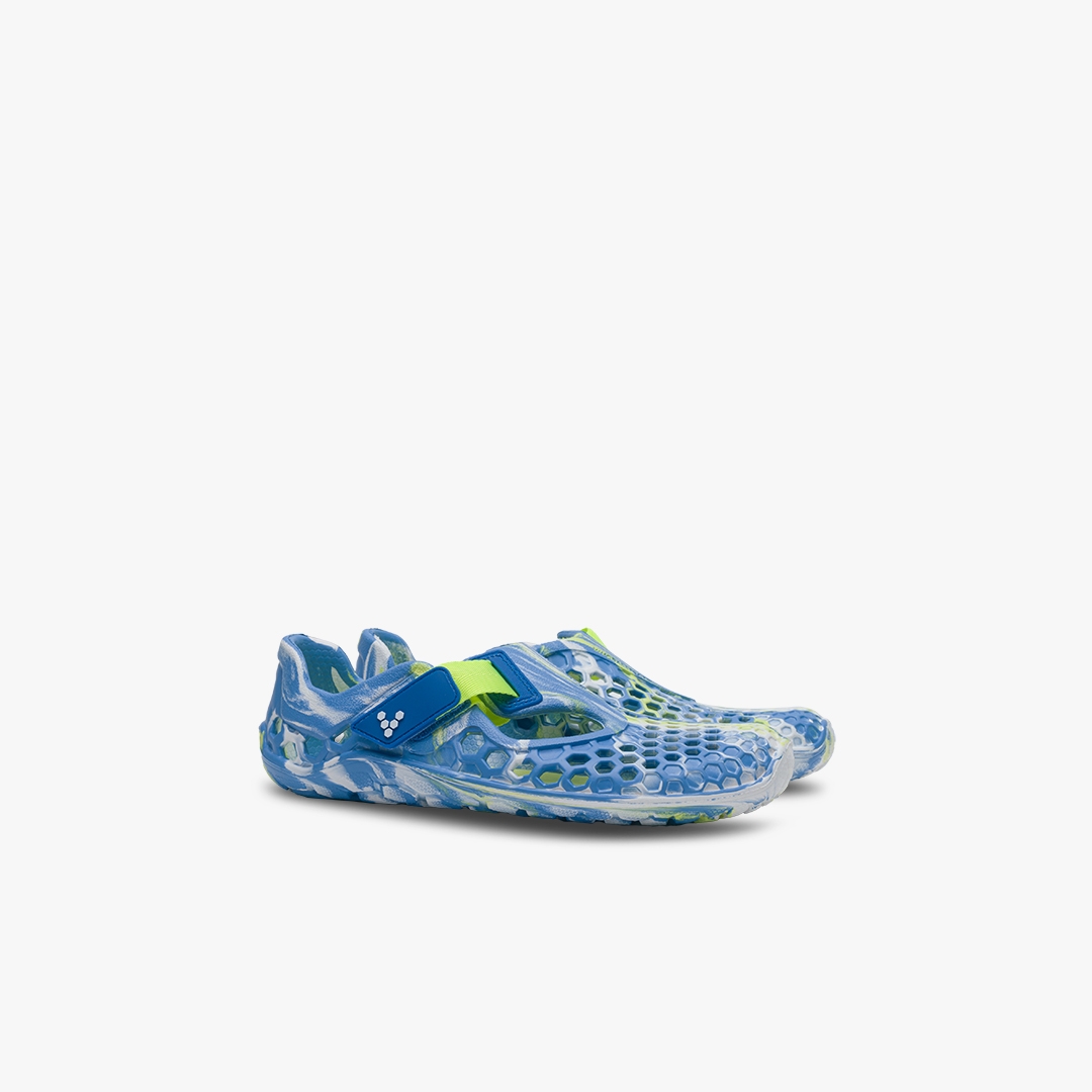 Vivobarefoot Ultra Bloom Preschool Outdoor Blue Aqua | 735EKDFHN