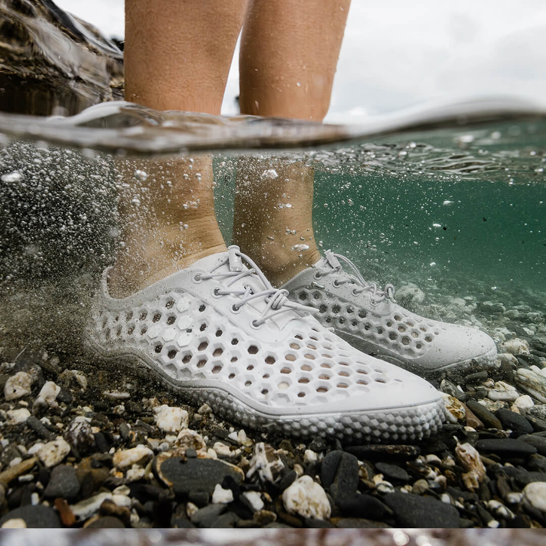 Vivobarefoot Ultra III Bloom Outdoor Moonstone-Grey | 976HQPMNY