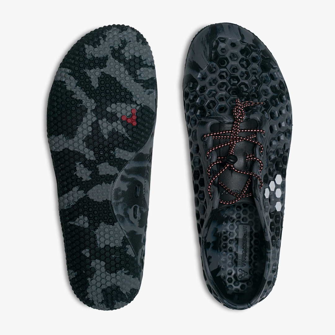 Vivobarefoot Ultra III Bloom Outdoor Obsidian-Grey | 207RYQJCF